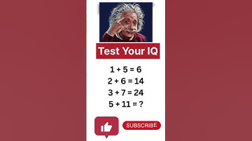 IQ Test Challenge! Can You Answer Correctly? 🤯 #IQTest #challenge