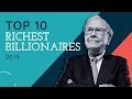 Worlds top 10 billionaires 2018