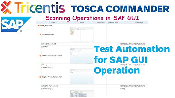 Tricentis: Test Automation for SAP GUI Operation by Tricentis Tosca Commander