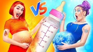 Hot vs Cold \/ Funny Pregnancy Situations!