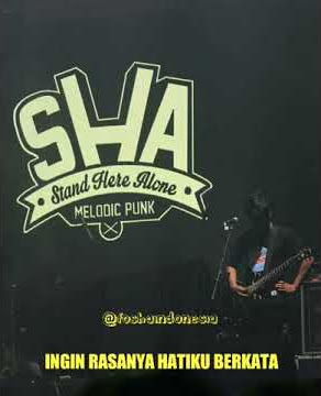 Lirik reff hilang harapan SHA