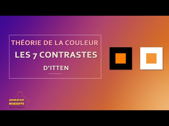 Color Theory ep. 4 : Les Sept Contrastes de la Couleur selon Itten 