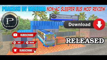 PRAKASH BV MAXIMA NON AC SLEEPER BUS MOD REVIEW