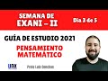 EXANI -II (2021) - Pensamiento Matemático - Día 3 (Semana de Exani)