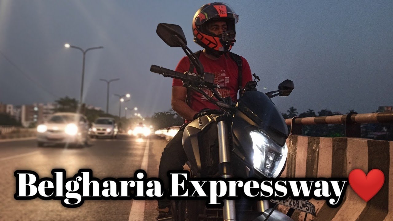 Evening bike ride from Duttapukur to Belgharia Expressway Dominar 250