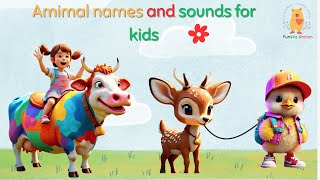 Animal Names for Kids  | Educational Videos | Farm Animals Name