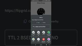 Flipgrid tutorial video - through mobile phone