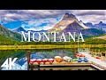 Flying over montana 4k uamazing beautiful nature scenery with relaxing music 4k ultra