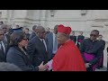les obsèques de Pape François à Rome.@rtnc @BOSOLONAPOLITIKOFFICIELLE @kelbulmag5655