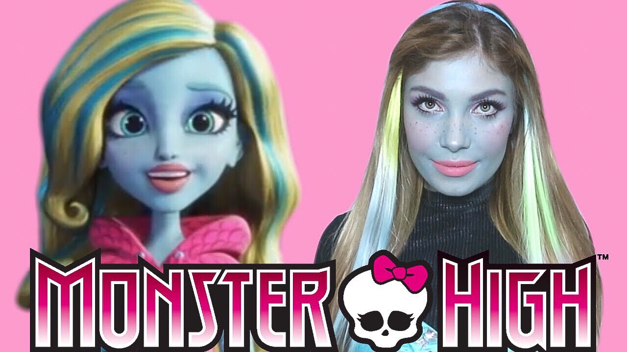 LAGOONA BLUE MONSTER HIGH DOLL HALLOWEEN MAKEUP TUTORIAL | Giulia Mabe ...