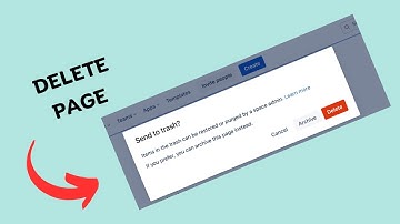 How to delete a page in confluence