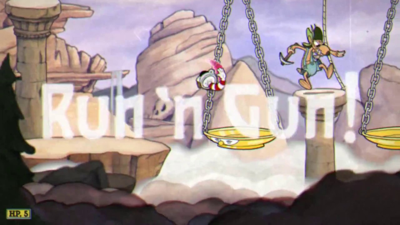 r Speedruns Cuphead While Climbing a Mountain