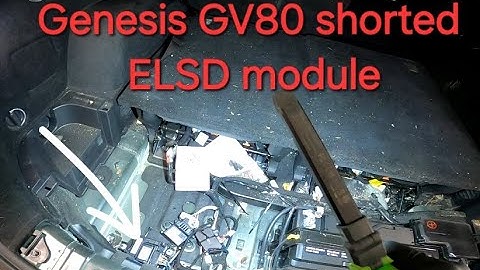 Genesis GV80 multiple warning lights in the cluster