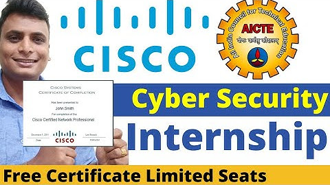 Cyber Security internship by Cisco Aicte Nasscom Future Skill | Ethical hacking free  Certificate