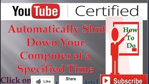 How to Automatically Shut Down Your Computer at a Specified Time using bat file
