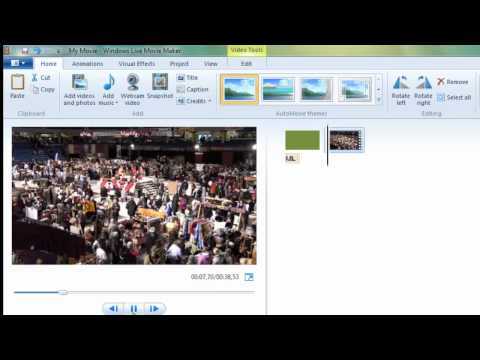 Lühikese video loomine Windows Live Movie Makeriga