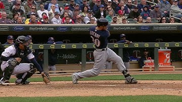 MIL@MIN: Lucroy doubles to bring home Gennett