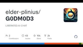 GitHub - elder-plinius/G0DM0D3: LIBERATED AI CHAT