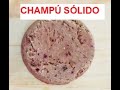Champú sólido para reducir residuos #cosmeticasolida #champusolido