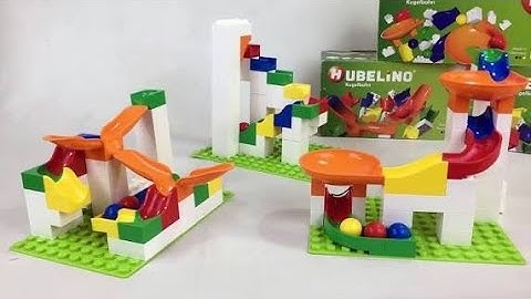 3 Hubelino Marble Run Expansions Twister Catapult Cradle Chute Duplo Compatible (Keith