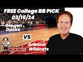 College Basketball Pick - Oregon vs Arizona Prediction, 3/15/2024 Best Bets, Odds & Betting Tips