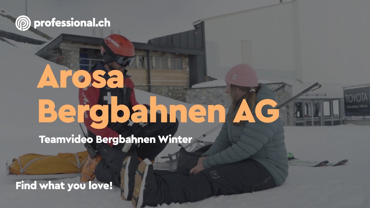Arbeiten im schönsten Bergpanorama der Schweiz - Arosa Bergbahnen AG | professional.ch