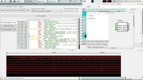 Using GPSIM on a Raspberry Pi To Debug PIC Assembly Language