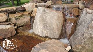 Coosa River Waterfall House by Big Rock Ponds