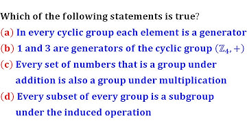 3 Things You Need To Know About CYCLIC GROUPS