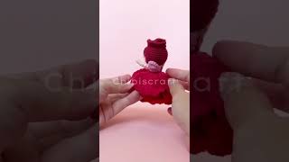 Reversible Rose Fairy Amigurumi Pattern - Flower Crochet Pattern