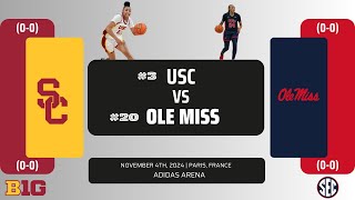 Celebrity No. 3 USC vs No. 20 Ole Miss | 2024 Aflac Oui-Play Game | 11.4.24 Wealth