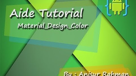 Aide Tutorial # 3_Material_Design_Color_Palette