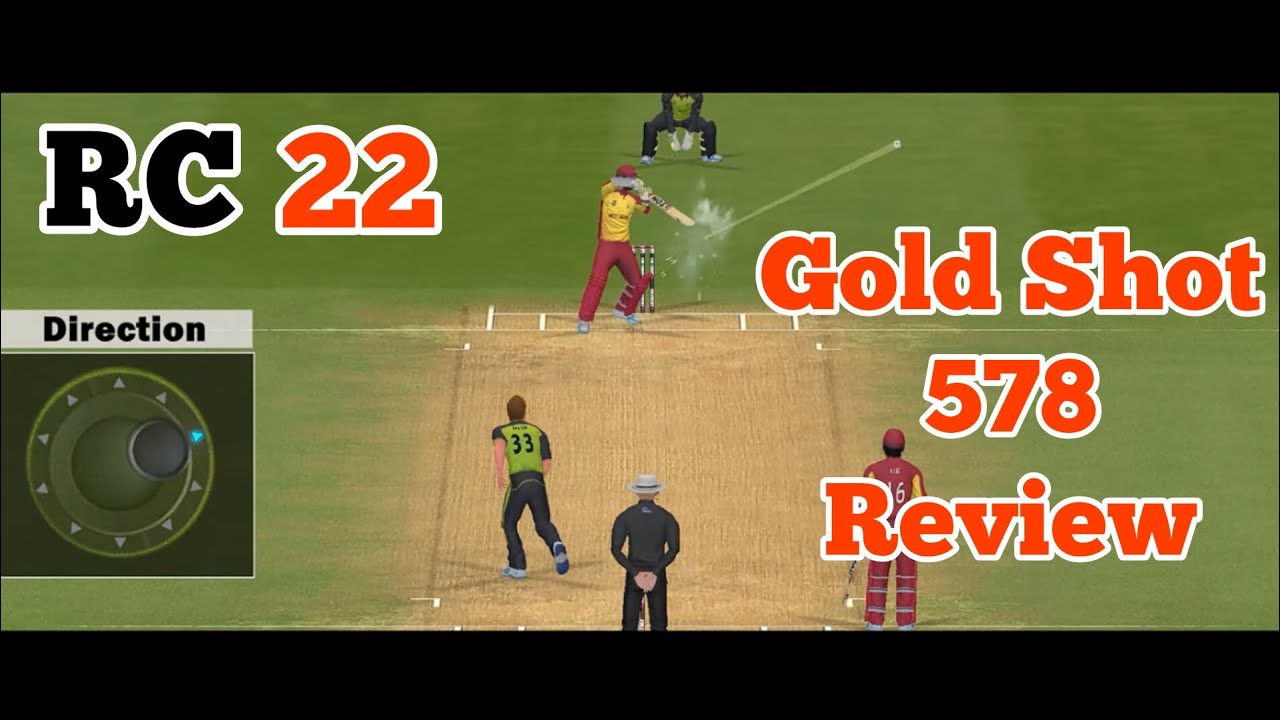 Real Cricket 22 New Gold Shot 578 || Full Review 🥰🥰 #rc22update #rc22 # ...