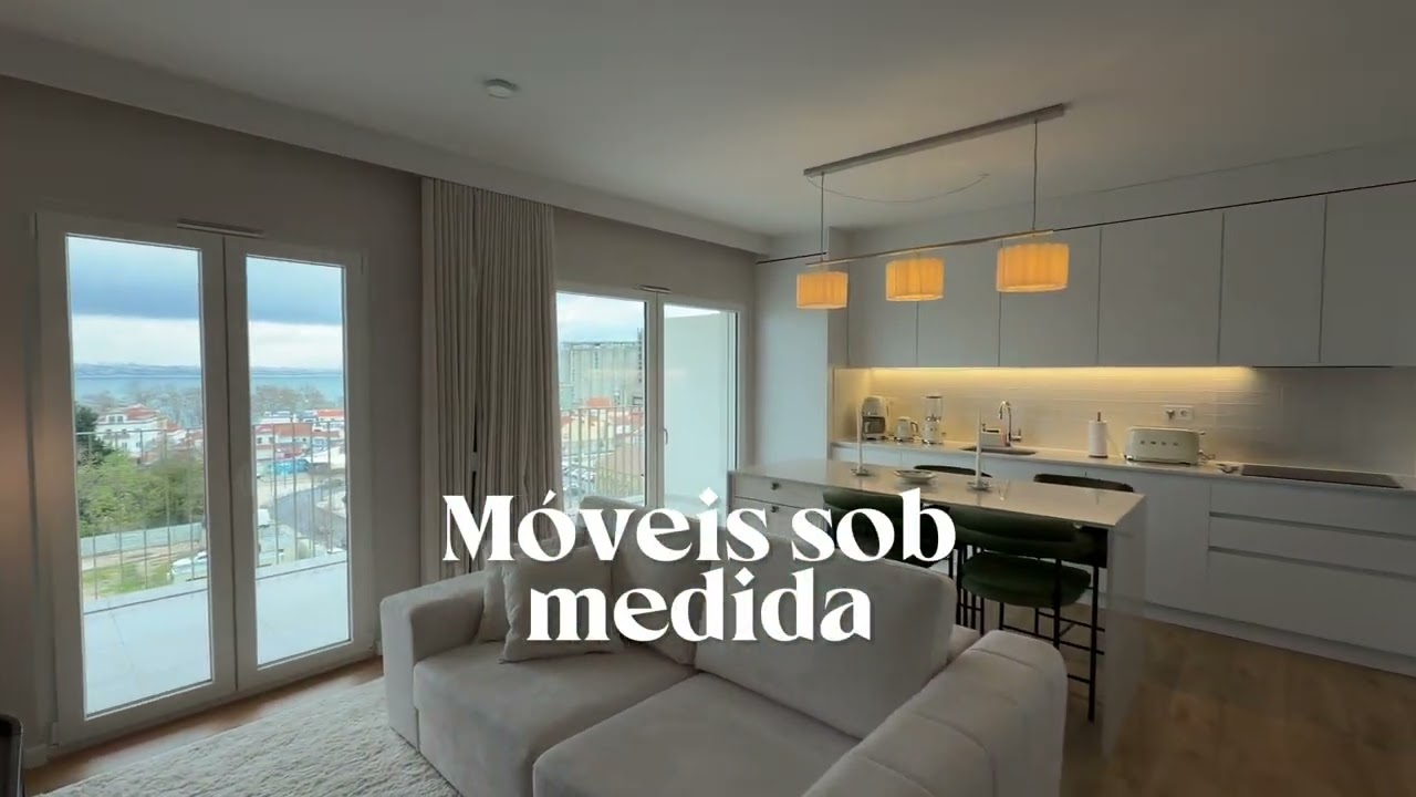 Apartamento t2 novo pronto a habitar mobilado e decorado.