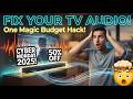 Fix Your Terrible TV Audio Instantly With This One Budget Hack! + Cyber Monday 2025 Deals — Perfect!