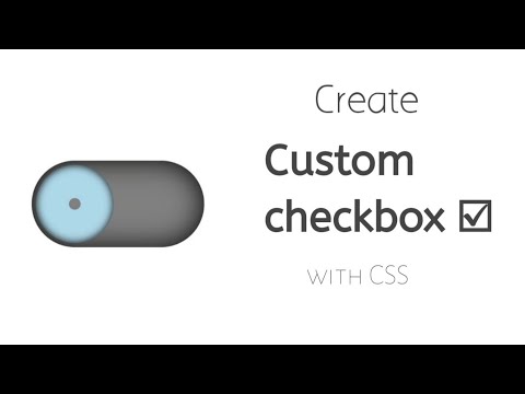 How to create custom checkbox with css | How to customise input element #purecss #coding