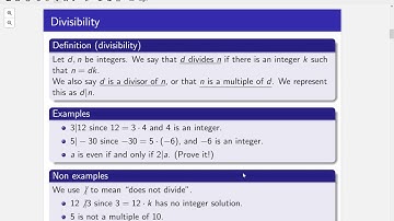 Intro to Proofs - Divisibility