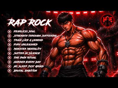 Fearless Soul - Hard Rap Rock  Workout Music ⚔️ Beast Mode Gym Motivation