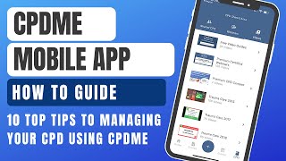 10 Top Tips to Managing your CPD using CPDme Presented by Andrew Ormerod screenshot 2