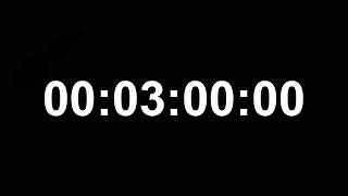 3 Minute Timer ⏱ Countdown Clock (180 Seconds)