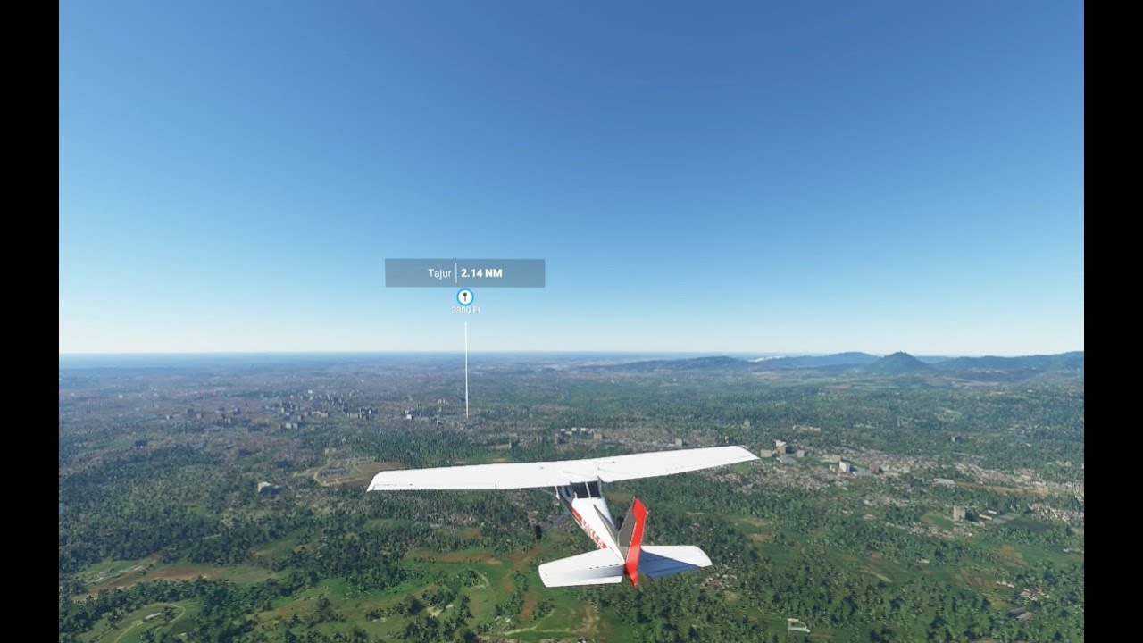 Microsoft Flight Simulator 2020 Flight di sekitaran Bogor