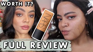 NEW NARS SOFT MATTE FOUNDATION WEAR TEST REVIEW (3 days in a mask + 105° heat) | leighannsays