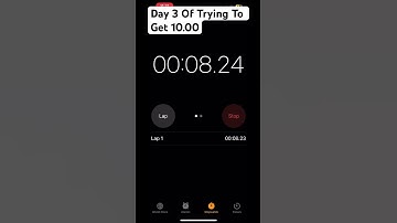 Day 3 Of Trying To Get 10.00 #shorts #stopwatch #10second