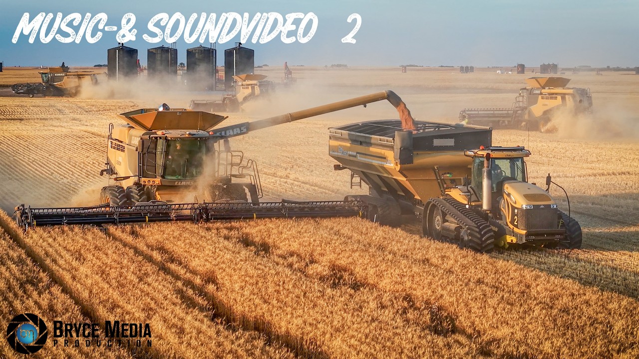 Das muss man gesehen haben! 🇨🇦6x Claas Lexion Mähdrescher 🚜 Atemberaubende Ernte bei Sonnenuntergang