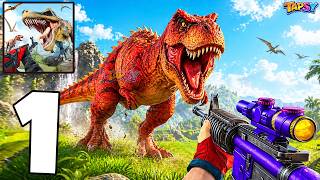 🔥Dino Hunter Gun Shooting Games Gameplay Walkthrough Part 1 - Crazy Dino Shooting (Android,iOS)
