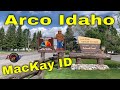 Arco Idaho US 93 North to Mackay Idaho