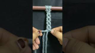 Flower braid🌺🌸 | easy macrame knots #macrame #macrametutorial #craft #trendingshorts #trending
