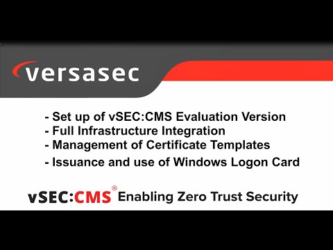 Setting up vSEC:CMS Evaluation Version