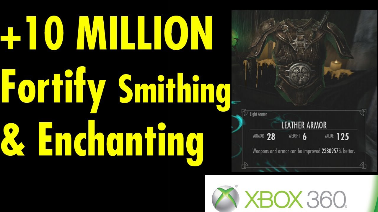 10 000 000 Fortify Smithing And Alchemy In Skyrim On X360 Post 1 9 Patch Skyrim Game Info Gamer Life