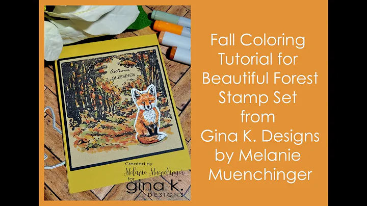 Fall Coloring Tips for Beautiful Forest Stamp Set ...